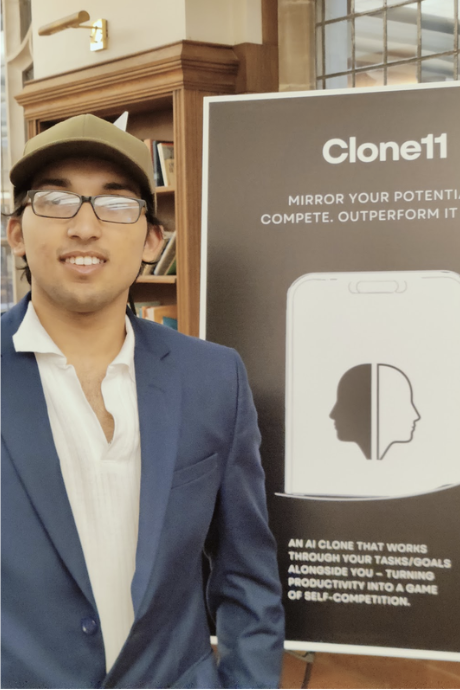 Vedarsh presenting Clone11